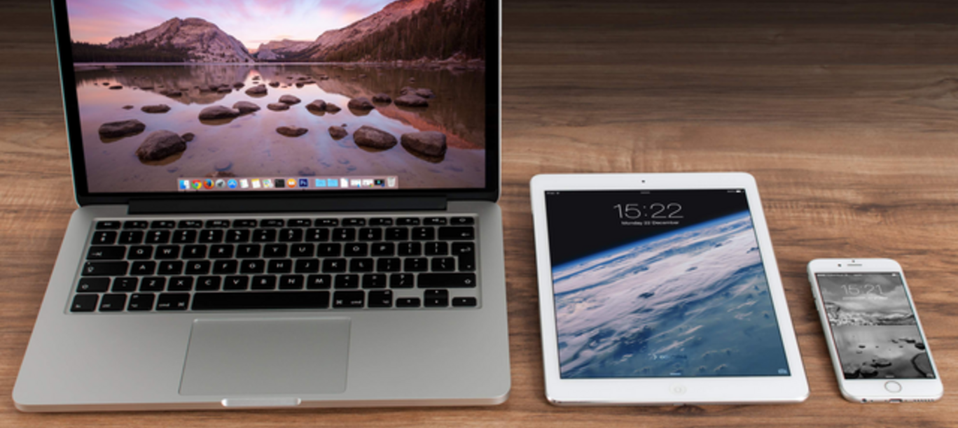 Mac, iPad and iPhone