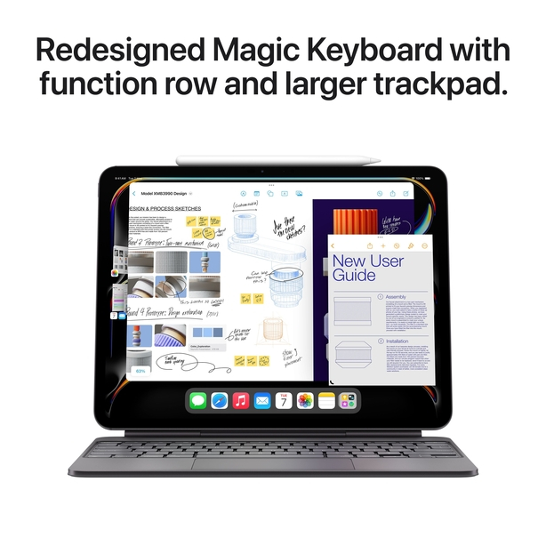 13-inch iPad Pro Wi_Fi 1TB with nano-texture glass-Silver image 5