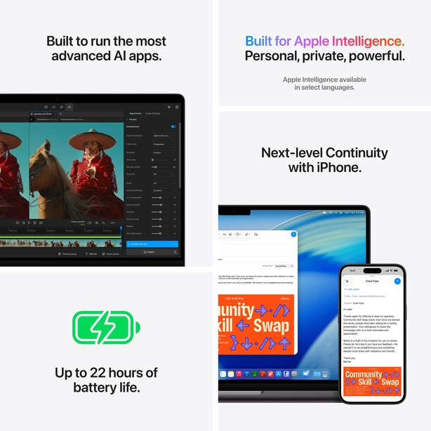 14-inch MacBook Pro: Apple M5 chip with 10_core CPU and 10_core GPU, 24GB, 1TB SSD - Silver image 8