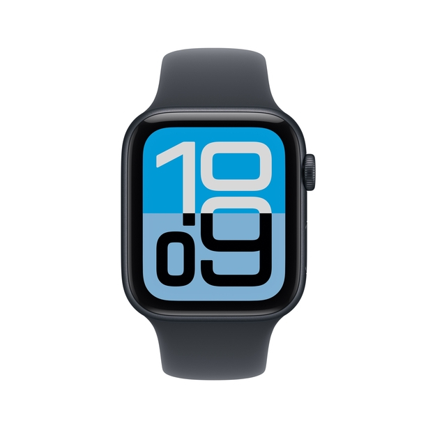 Apple Watch SE 3 GPS 40mm Midnight Aluminium Case with Midnight Sport Band - M/L image 2