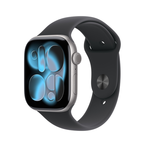 Apple Watch Series 11 GPS 42mm Space Grey Aluminium Case with Black Sport Band - M/L image 1